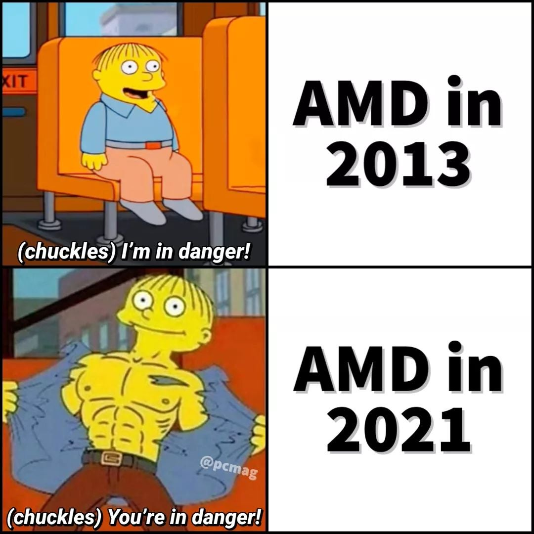amd 2013 vs 2021