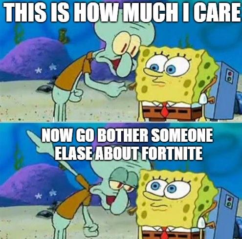 bob eponge fortnite dontcare