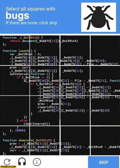 captcha select all squares with bugs