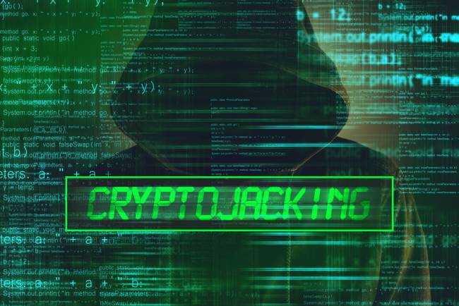 cryptojacking hacker hoodie