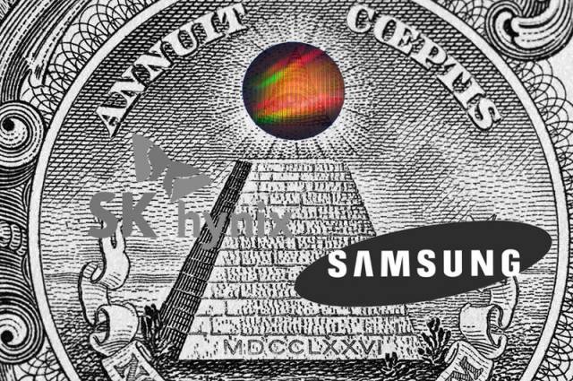 illuminati waffer dram nand samsung skhynix