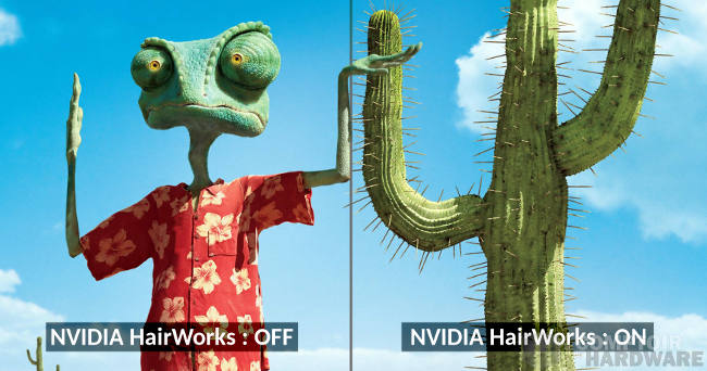 nvidia hairworks rango