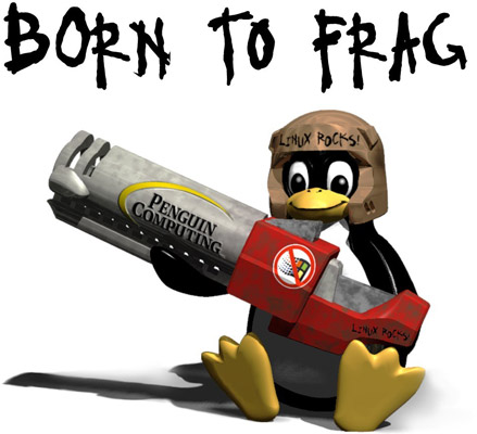 tux born to frag