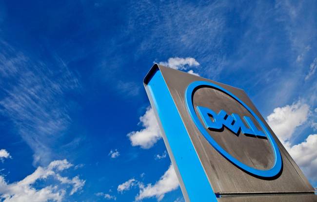 dell logo nuages