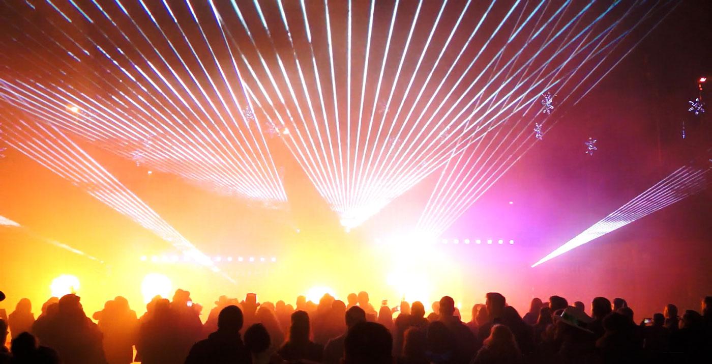 festival electro lasers