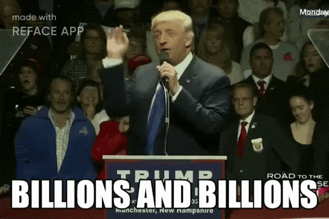 pat trump billions and billions reface