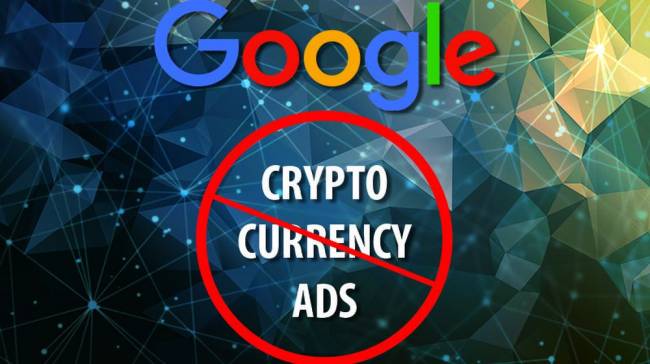 google cryptomonnaie ban 2018