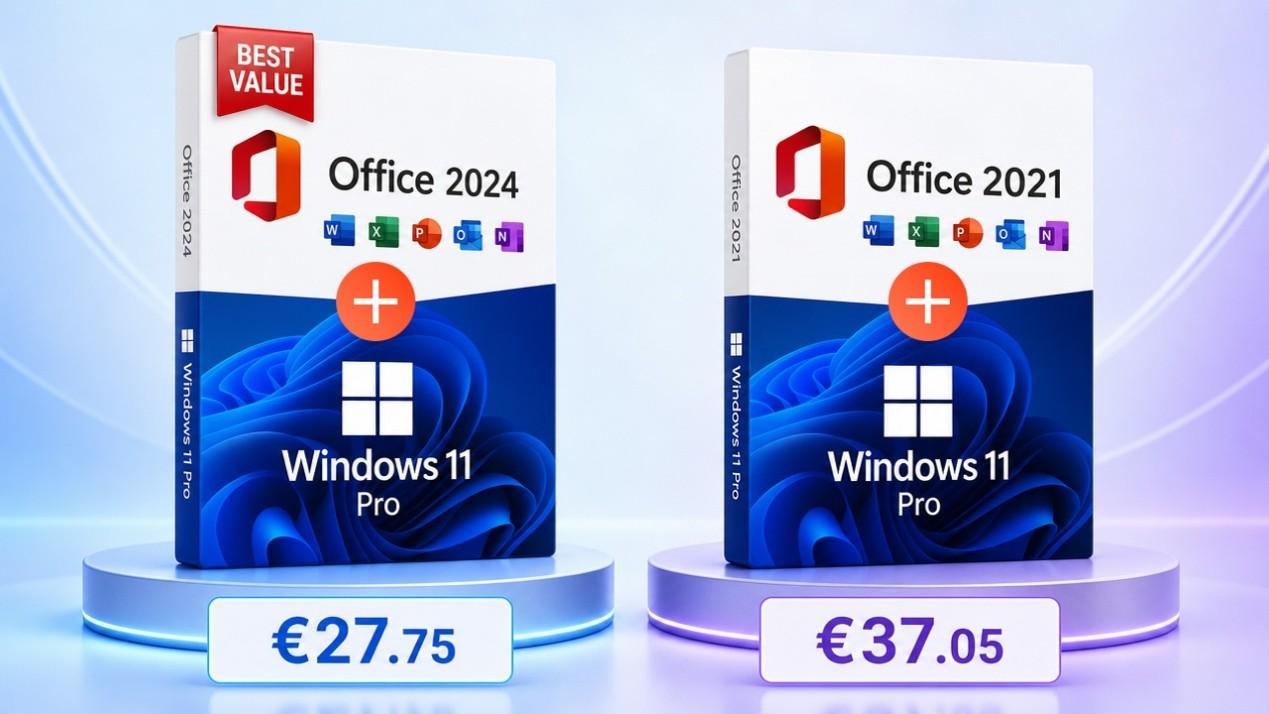 Office 2024 à 17 ¬, Windows 11 à 12 ¬ , et autres ? C'est par ici et avec un avis.