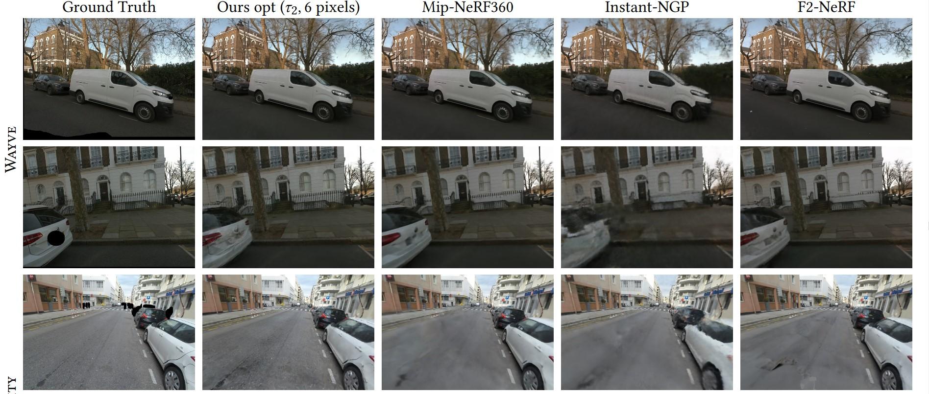 3d gaussian splating comparaisons visuelles avec d'autres méthodes