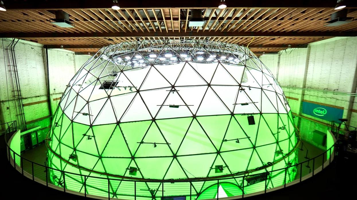 intel dome ecran vert los angeles