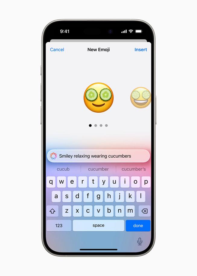apple wwdc24 apple intelligence genmoji concombre