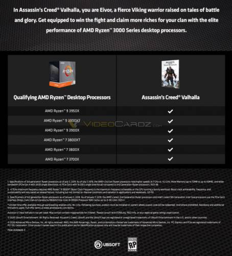 Le prochain Credo de l'Assassin bientôt en bundle avec Ryzen ?