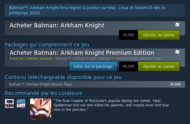 batman arkham knight steam curateur