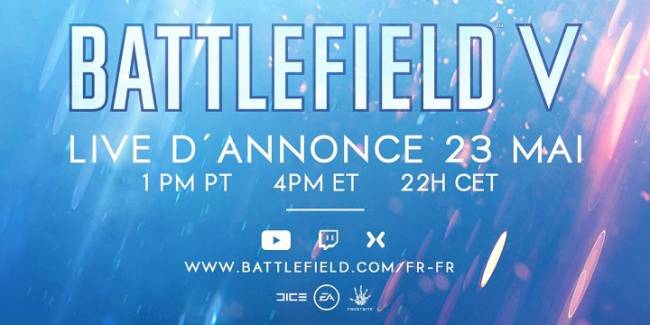 battlefield5 live annonce