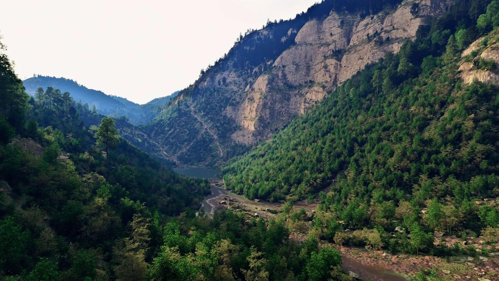 une belle vallée