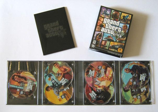 GTA V 7 DVD dans la boite