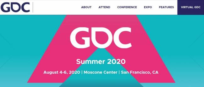 gdc summer 2020 banner