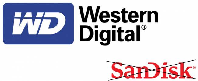 logo western digital sandisk