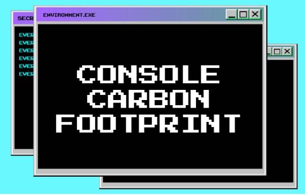 rapport console carbon footprint en tete