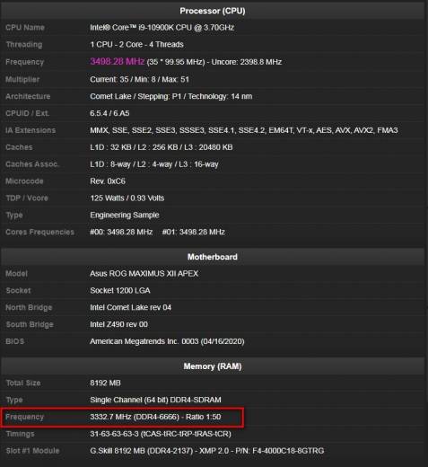 gskill ddr4 6666