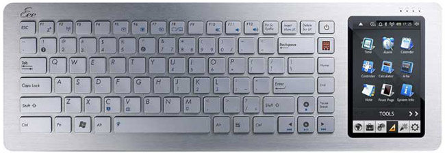 asus eee keyboard dessus