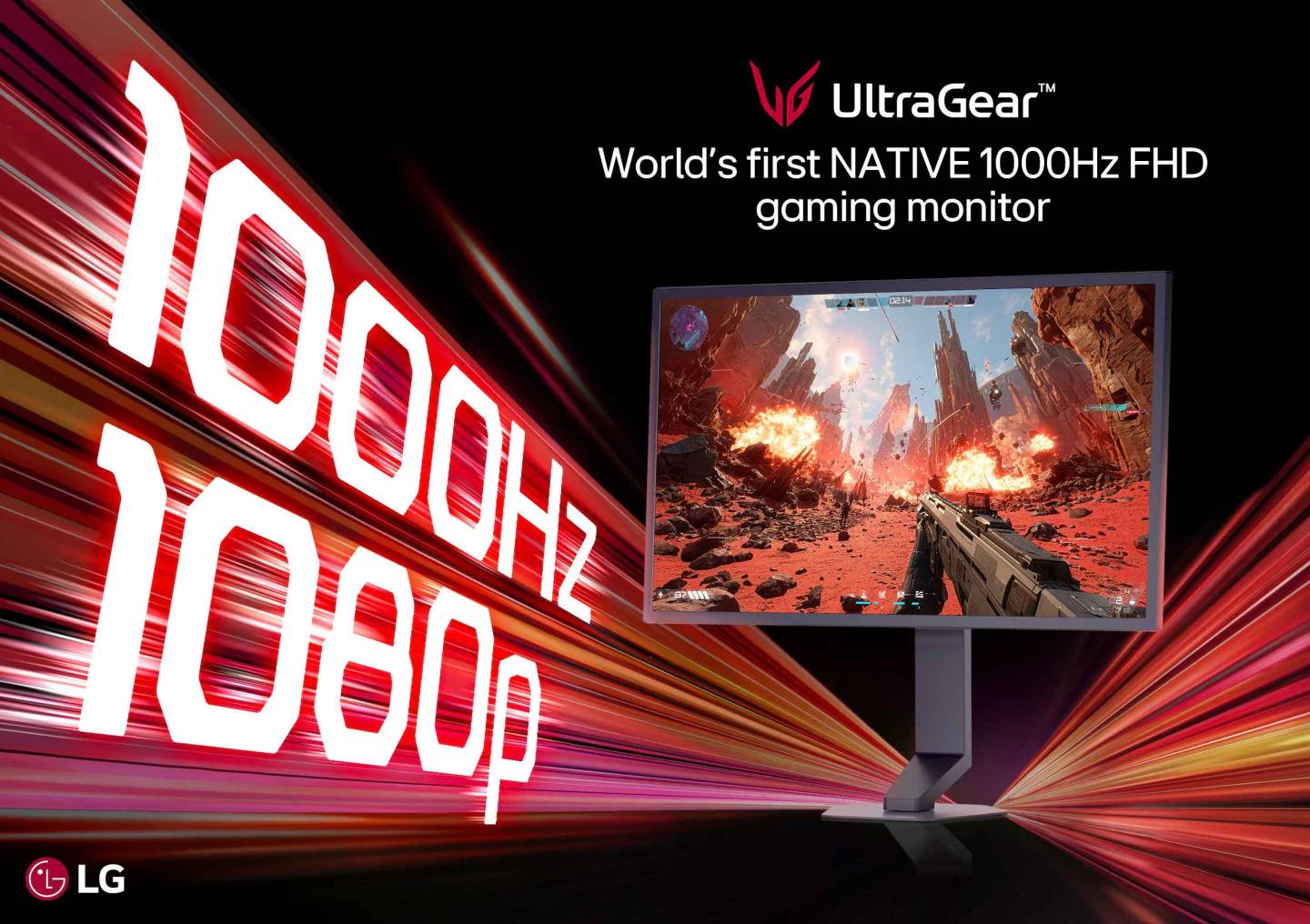 UltraGear 25G590B : le moniteur qui propulse le 1080p à 1000 Hz