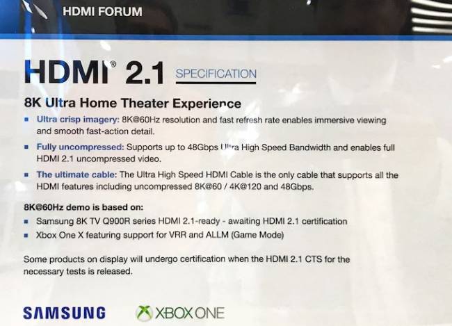 hdmi forum hdmi 2 1 specification