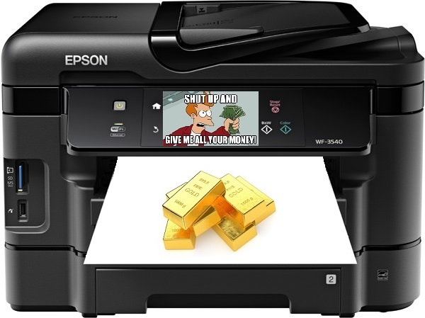 epson print gold money