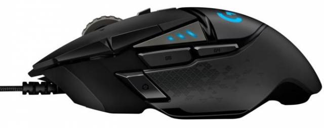 logitech g502 hero side