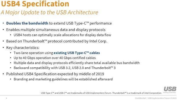 usb if computex usb4 thunderbolt