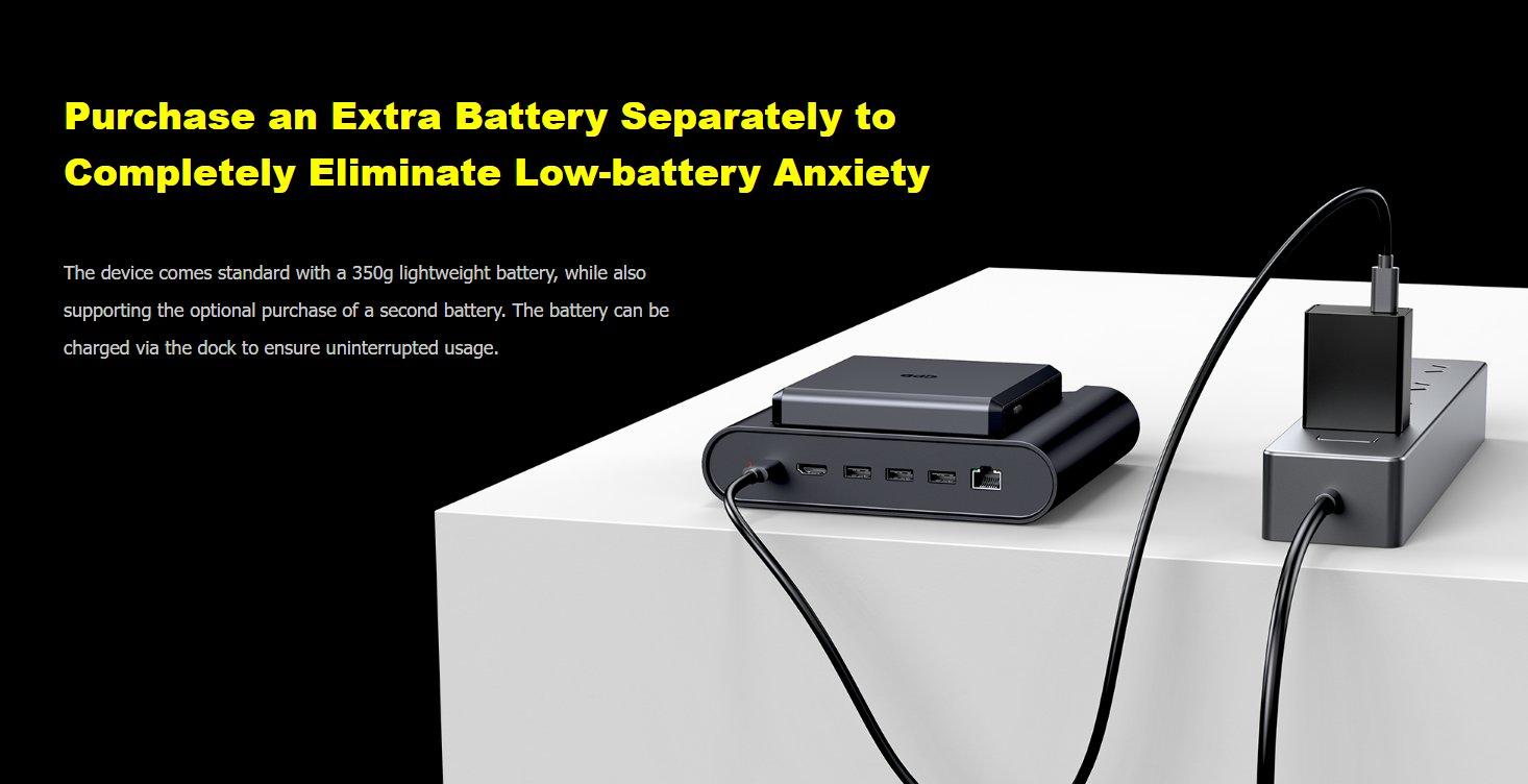 gpd win 5 batterie et station