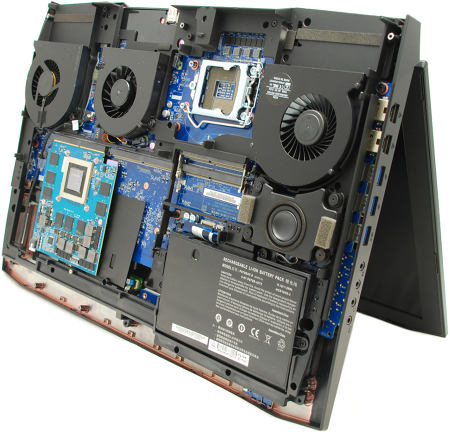 eurocom sky x9e ouvert