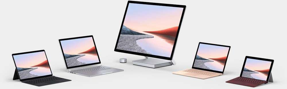 microsoft surface familly 2019