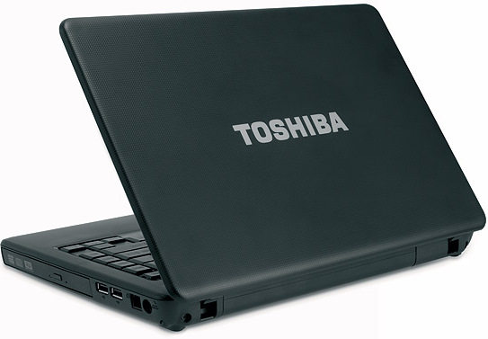 toshiba l510 trois quart arrière