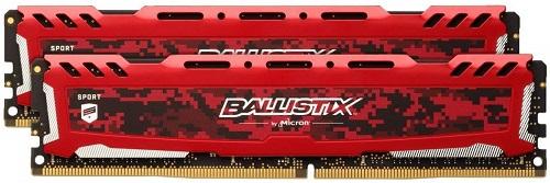 crucial ballistix lt sport 16 go 2400