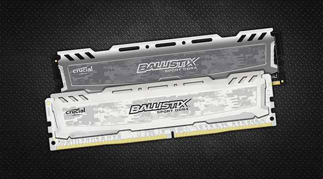 crucial ballistix sportltddr4 blanc argent