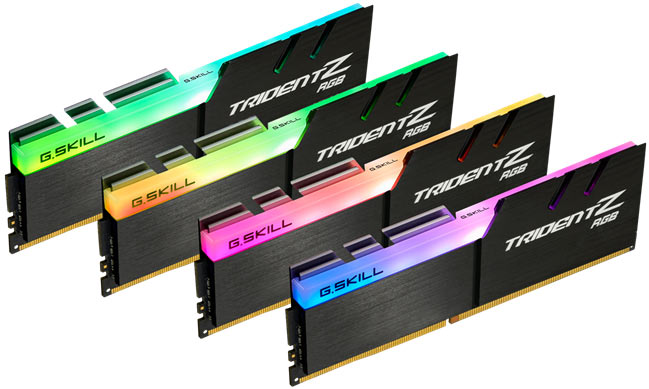 gskill ddr4 tridentz rgb 32go