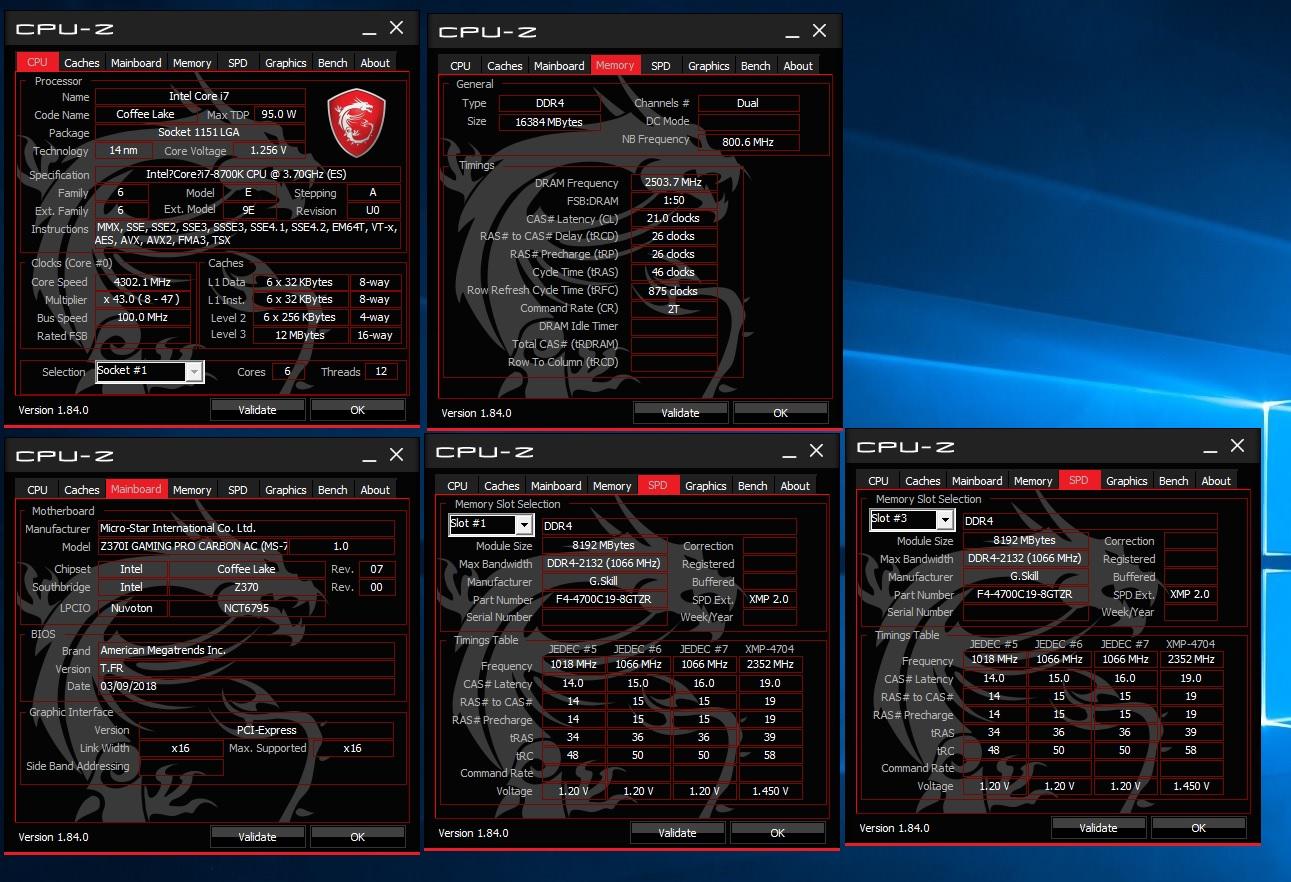 gskill trident z oc 5000mhz validation t