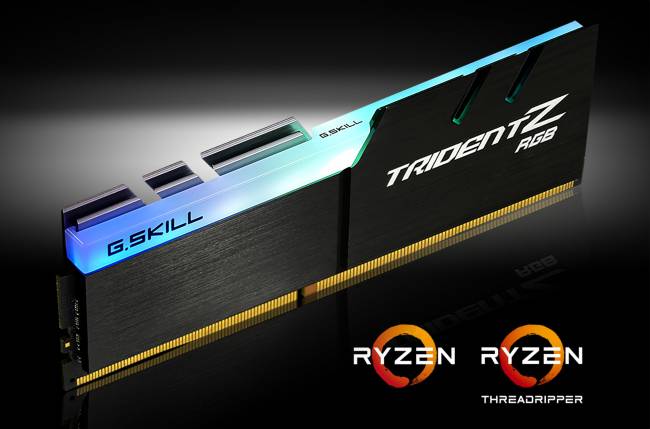 gskill tridentz rgb ryzen barrette