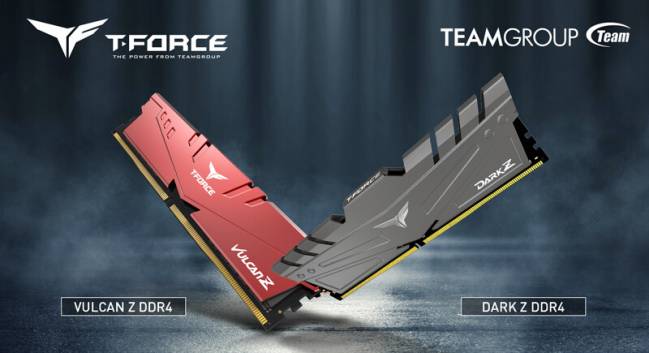 teamgroup ddr4 vulcan darkz