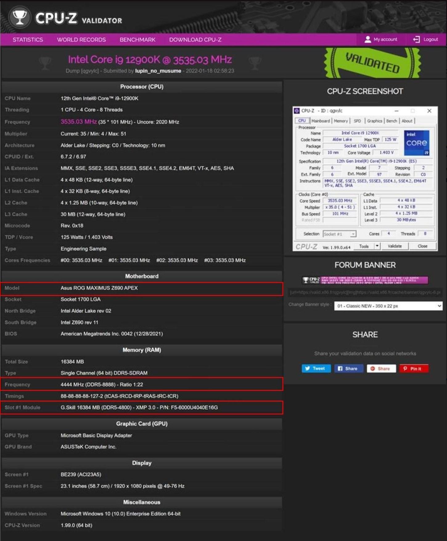 gskill trident z5 ddr5 8888 t