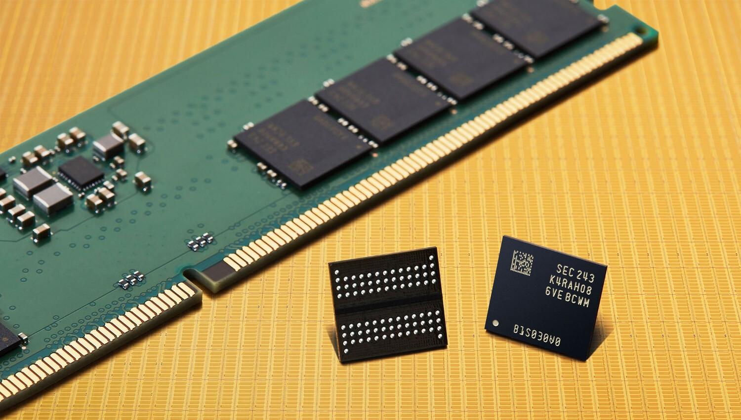 La DDR5 continue sa progression chez Samsung et passe à 7200 MT/s