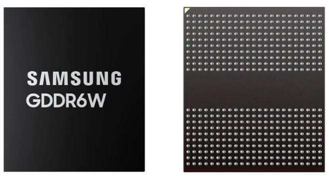 Samsung GDDR6W : moins épaisse que la GDDR6, mais doublement capable !