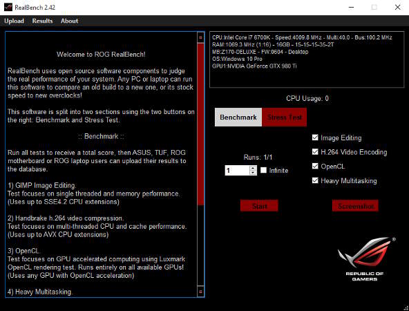 asus realbench 2 4 2