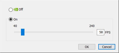 reglette framerate nvidia