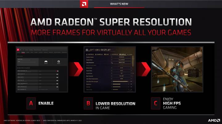 AMD lance son pilote Adrenalin avec RSR, ainsi que le FSR 2.0 (presque)