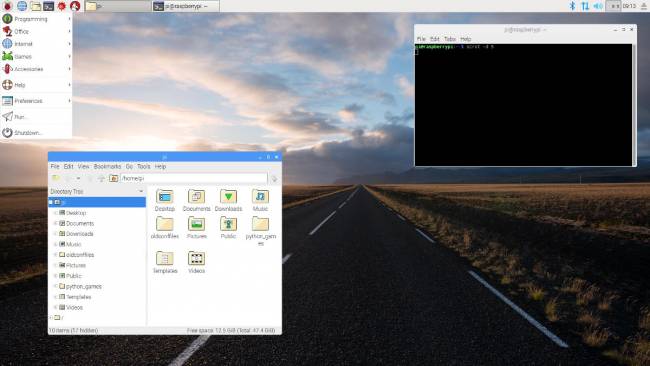 Raspbian et PIXEL [cliquer pour agrandir]