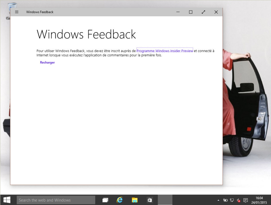 Windows Feedback