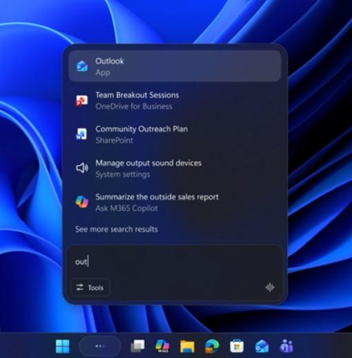 copilot barre des taches