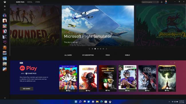 windows 11 - xbox game pass [cliquer pour agrandir]